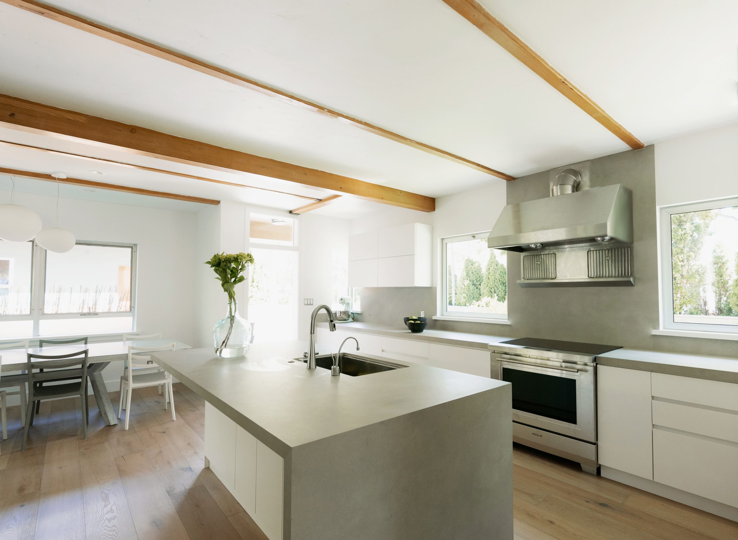 Aria cabinets & Drapery