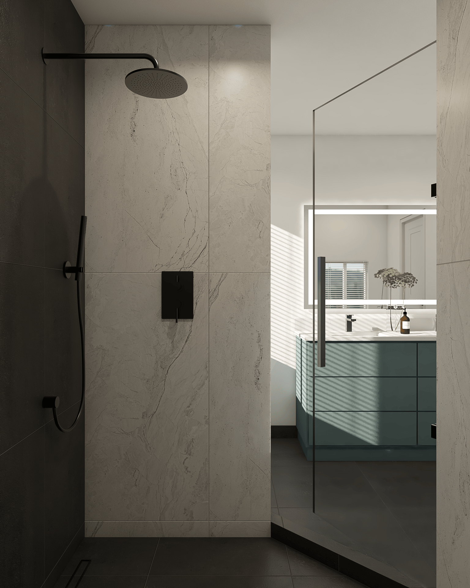 Los Gatos Urban Bathrooms - Image 11