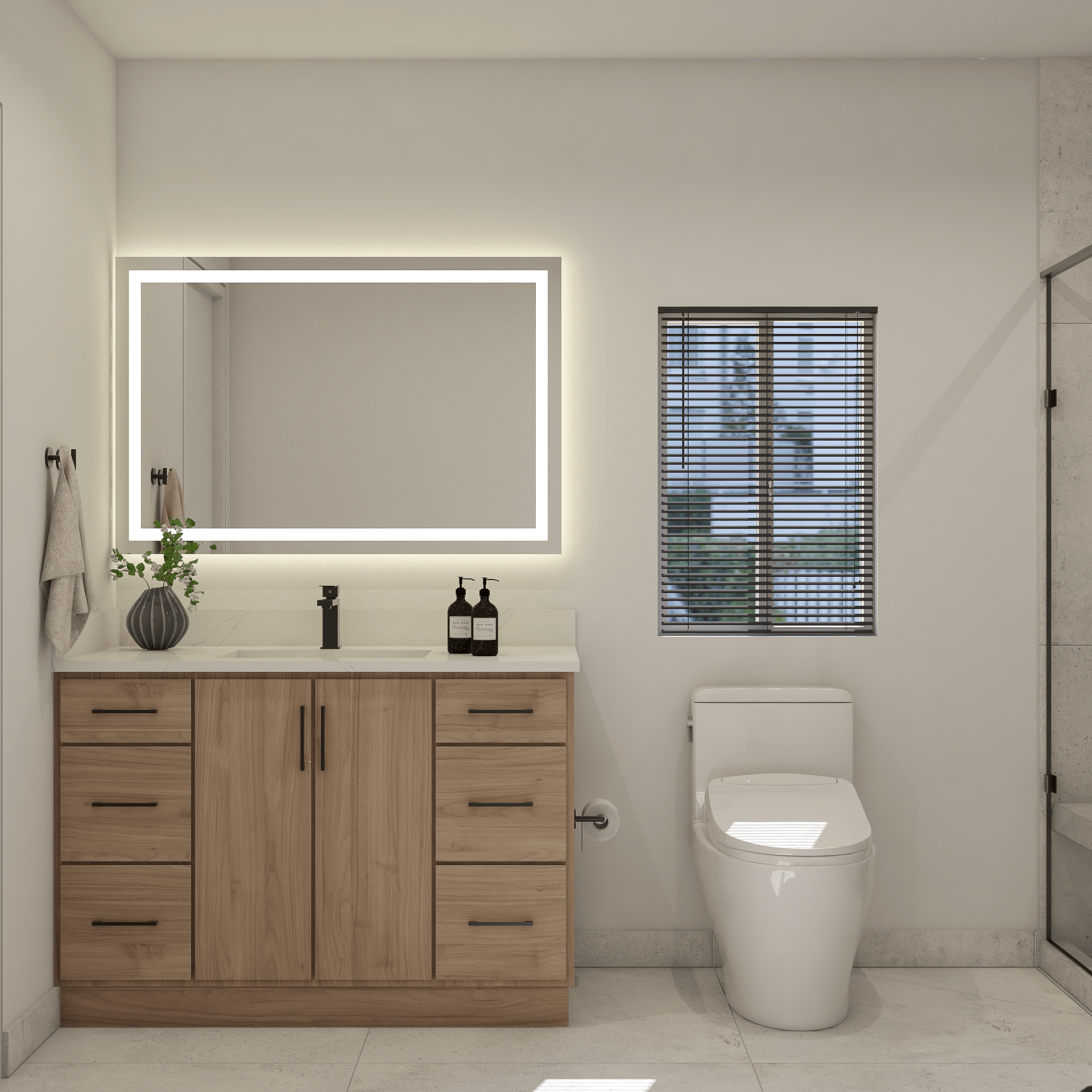 Los Gatos Urban Bathrooms - Image 6