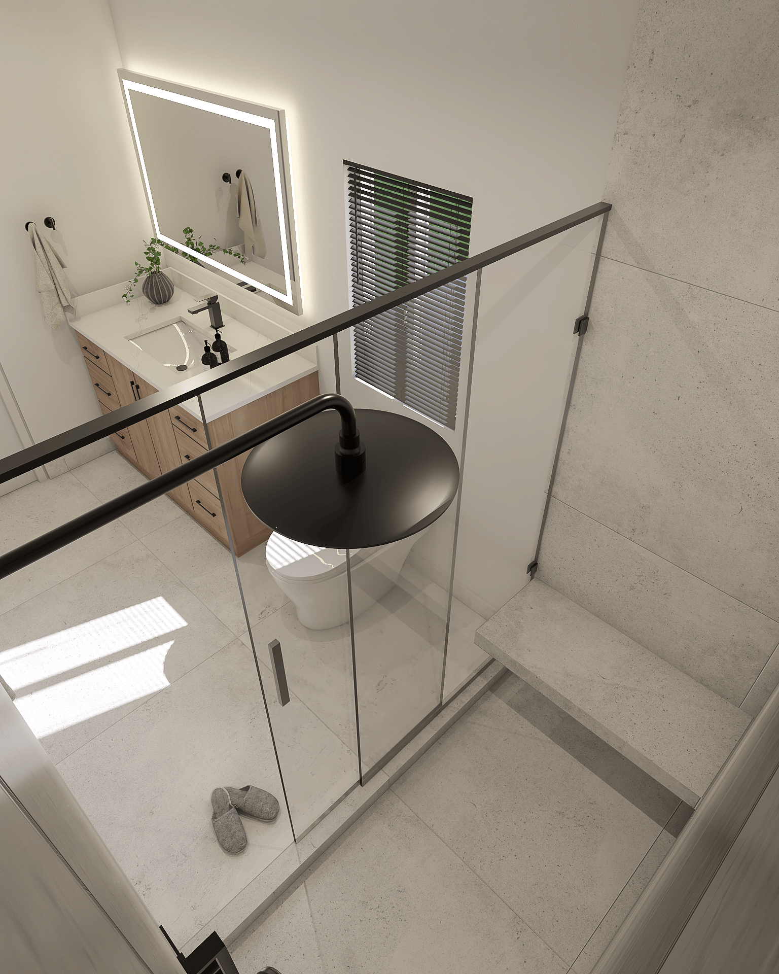 Los Gatos Urban Bathrooms - Image 7
