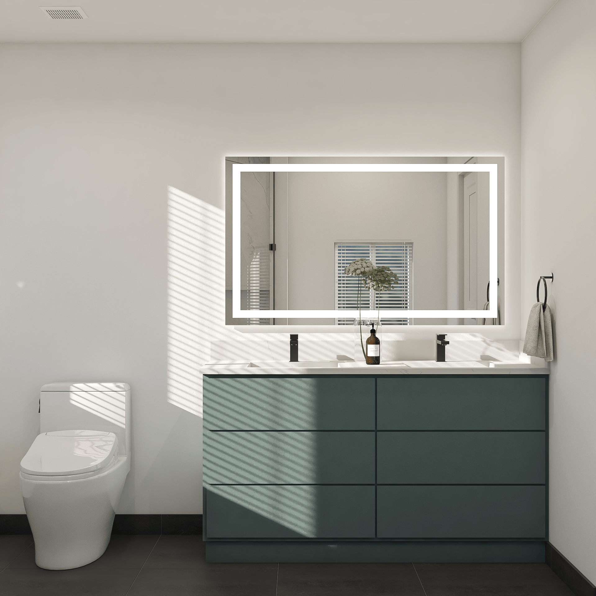 Los Gatos Urban Bathrooms - Image 9